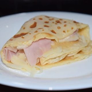Crep jamón York y queso
