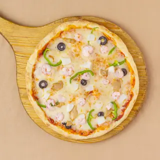 Pizza Fruits de mer + Soda