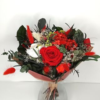 Ramo Flores Preservadas , Rojo 
