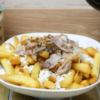 Patatine provola e porchetta