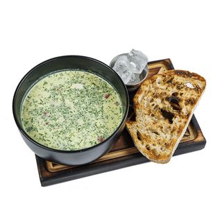 Окрошка зі слабосоленим лососем (550г)