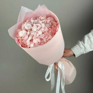 Buchet din hortensie roz
