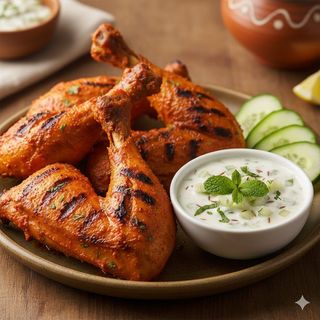 Pollo tandori grigliato