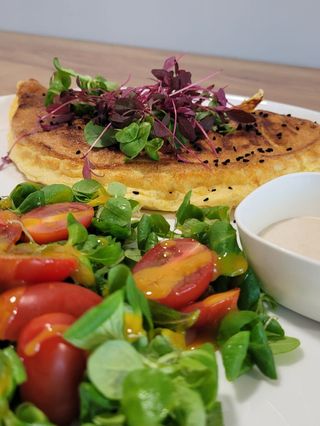 Omlet z łososiem 300g