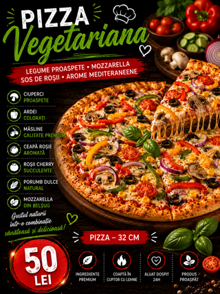 Pizza Vegetariana 32cm