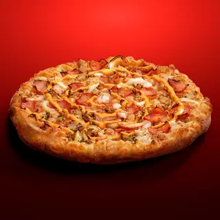 Pizza Bacon Chicken Burger Média