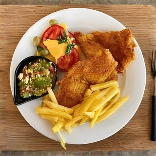Plat Escalope Panée