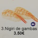 3. Nigiri De Gambas (2 Pzs.)