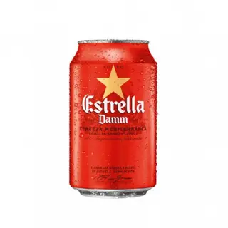Estrella Damm Cerveza Lata 33cl