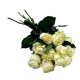 Ramo de rosas premium blancas