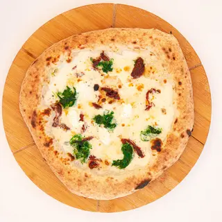 Pizza No. 10  Bianca e spinaci