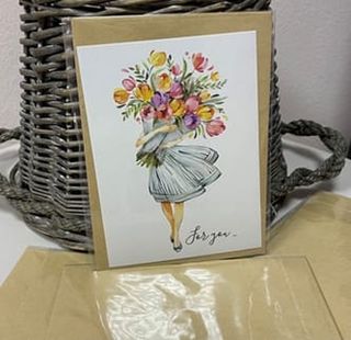 Листівка ручної роботи "Just for you"