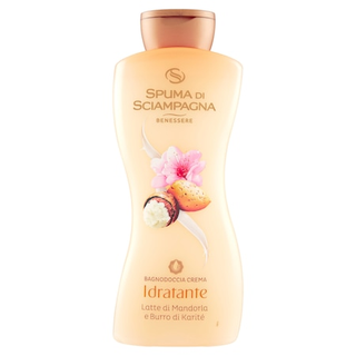 Gel dus & spuma de baie spuma di sciampagna cu lapte de migdale si unt de karite 675ml