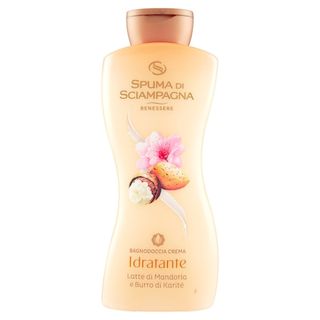 Gel dus & spuma de baie spuma di sciampagna cu lapte de migdale si unt de karite 675ml