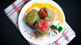 Пълнени чушки с кайма и ориз