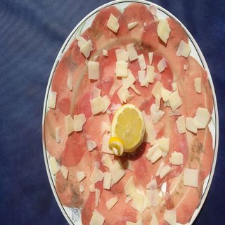 Carpaccio con Parmigiano