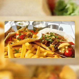 Tacos de pui și vită