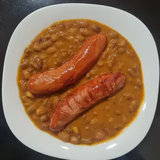 Pasulj sa domaćom kobasicom 500 gr