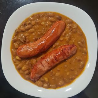 Pasulj sa domaćom kobasicom 500 gr