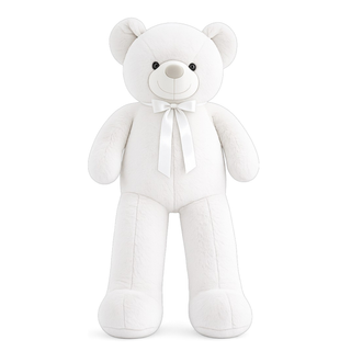 White Teddy Bear - 160 cm