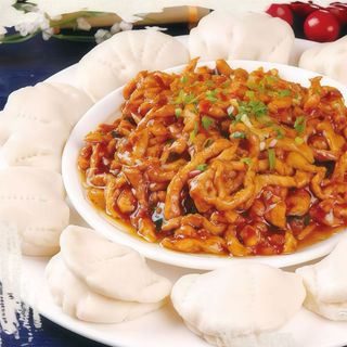 49A. Pan con pollo (4 Uds.)