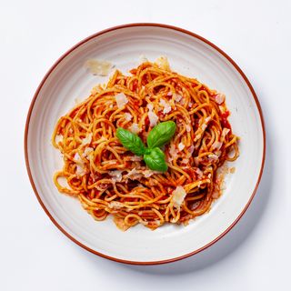 Spaghetti pomodro All ' amatriciana