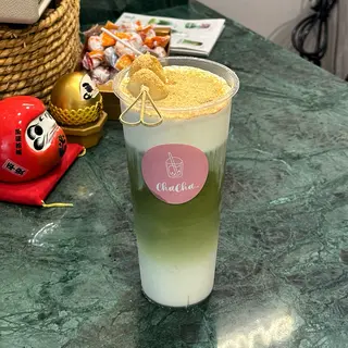 CHEESE MATCHA LATTE 芝士抹茶牛乳