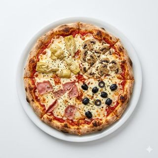 Pizza 4 Estaciones (33 Cm.)