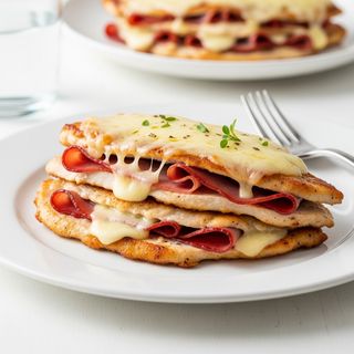 Scaloppa di pollo alla valdostana