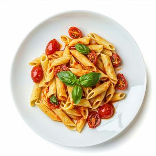 Pici pomodorini e basilico