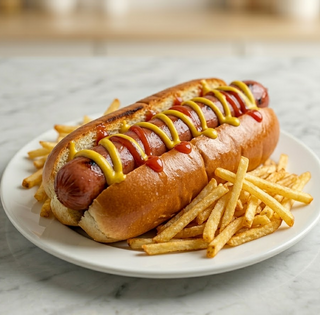 Hot Dog Con Patatas (XL)