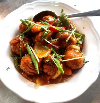 Momo chilli  vegetable