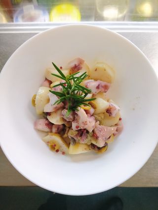 Insalata di polpo con patate 