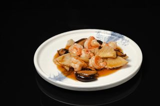 179 GAMBERI BAMBU E FUNGHI