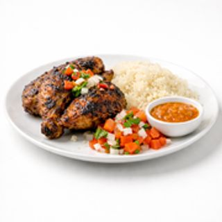 Poulet De Chair & Attiéké