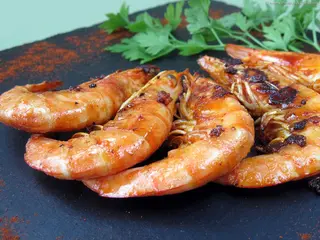 Crevette À La Plancha Grillé