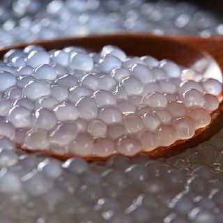 una porzione di sago