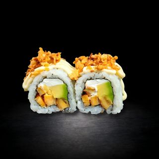 75. Uramaki De Pollastre Amb Alvocat I Ceba Fregida (8 Uds.)
