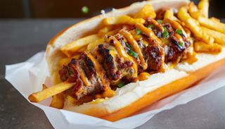 Kebab w bułce amerykański