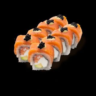 Roll salmon ahumado