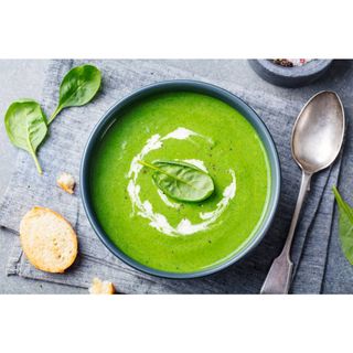 Cream of spinach soup