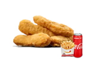4PSC CHICKEN TENDERS MENU/საბავშვო 4 ცალი ქათმის ჩხირის მენიუ