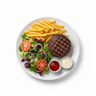 Piatto hamburger