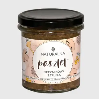 Pasztet pieczarkowy z truflą - Naturalna