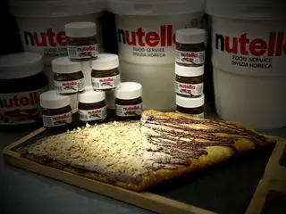 Clătită cu Nutella si biscuite
