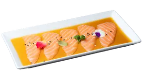 204. Carpaccio salmone 5 pezzi