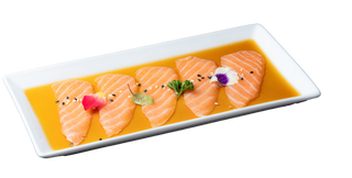 204. Carpaccio salmone 5 pezzi