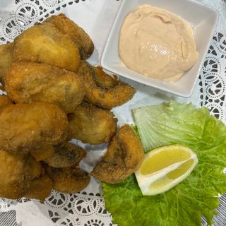 Champiñones empanados 