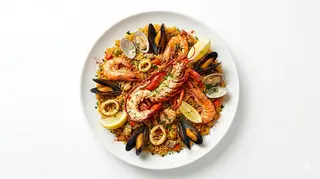 Paella De Marisco Y Bogavante