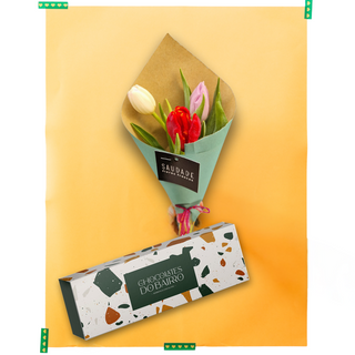 PACK Cone de 3 Tulipas + Chocolate